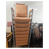 (9) Stackable Conference Chairs
