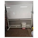 Mobile Double-Sided Whiteboard with Stand