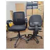 (2) Office Chair with Adjustable Arms