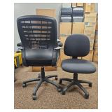 (2) Office Chair with Adjustable Arms