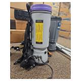(4) Commercial Windsor VacPac Backpack Vacuum Set