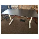 Professional Office Desk with Sit-Stand Base