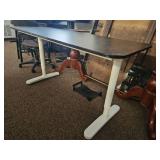Professional Office Desk with Sit-Stand Base