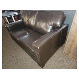 Dark Brown Leather Theater Seats