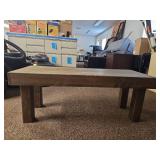 Rustic Wooden Bench/Coffee Table