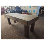 Rustic Wooden Bench/Coffee Table