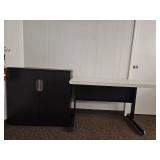 Storage Cabinet and Computer Desk
