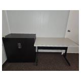 Storage Cabinet and Computer Desk