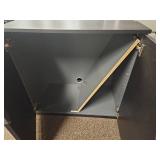(2) Black Office Storage Cabinet
