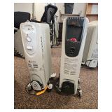 (2) Utilitech 1500W Oil-Filled Electric Radiator Heater