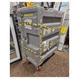 Industrial Mobile Storage Cart with Foam Compartments