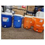 (2) 5 Gallon Water Coolers