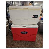 Coleman Xtreme 5 Wheeled Cooler with Marine Coolers
