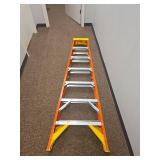 8-Foot Professional Grade Fiberglass Step Ladder