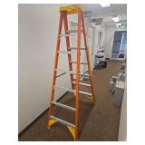 8-Foot Professional Grade Fiberglass Step Ladder