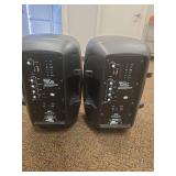 (2) QFX TWS Easy Link Bluetooth PA Speakers