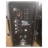 (2) QFX TWS Easy Link Bluetooth PA Speakers