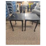 2~Black Side Tables