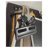 Black Desk, Hole Puncher, Small Folding Table