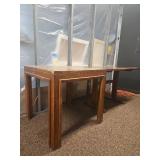 (2) Wooden Tables Set