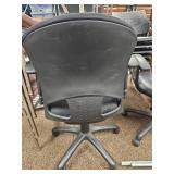 (2) Black Office Chairs