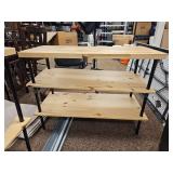 Multi-Tier Wooden Display Shelf W/ Matching Tables