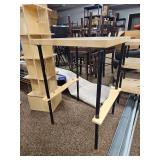 Multi-Tier Wooden Display Shelf W/ Matching Tables