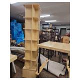 Multi-Tier Wooden Display Shelf W/ Matching Tables