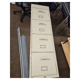 4-Drawer Vertical File Cabinet with Dolly