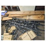 Material to Build Metal Frame W/ Wooden Shelving.