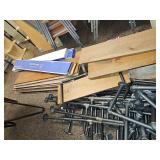 Material to Build Metal Frame W/ Wooden Shelving.