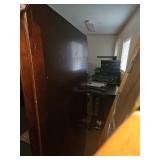 Wood Dining Room Table, Folding Table W/ Bench