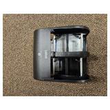 (5) Compact 4-Roll Vertical Toilet Paper Dispenser - Black