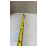 Vintage Cream-Colored Plastic Rosary