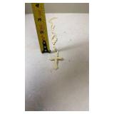 Vintage Cream-Colored Plastic Rosary