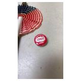 Vintage Patriotic Cigarette Loading Device with Pin