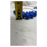 Vintage Royal Blue Bubble Statement Necklace Set