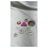 Vintage 1980s-90s Button Pin Collection