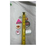 Vintage 1980s-90s Button Pin Collection