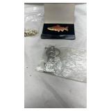 Vintage Religious and Fish Pin Jewelry Collection
