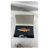 Vintage Religious and Fish Pin Jewelry Collection