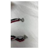 Triple Strand Crystal Beaded Bracelet