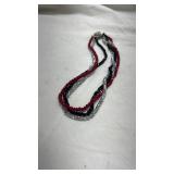Triple Strand Crystal Beaded Bracelet