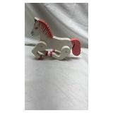 Vintage Wooden Horse Toy