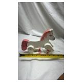 Vintage Wooden Horse Toy