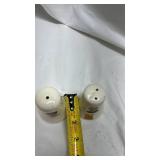 Vintage 36th President Lyndon B. Johnson and Lady Bird Commemorative Ceramic Salt and Pepper Shakers