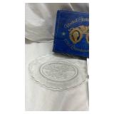 1976 US Bicentennial Commemorative Set with Glass Plate and Soaps