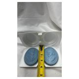 1976 US Bicentennial Commemorative Set with Glass Plate and Soaps