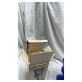 Vintage Avon Martha Washington Cobalt Blue Glass Candle Holder