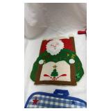 Holiday Kitchen Pot Holder Set - Texas and Christmas Theme
